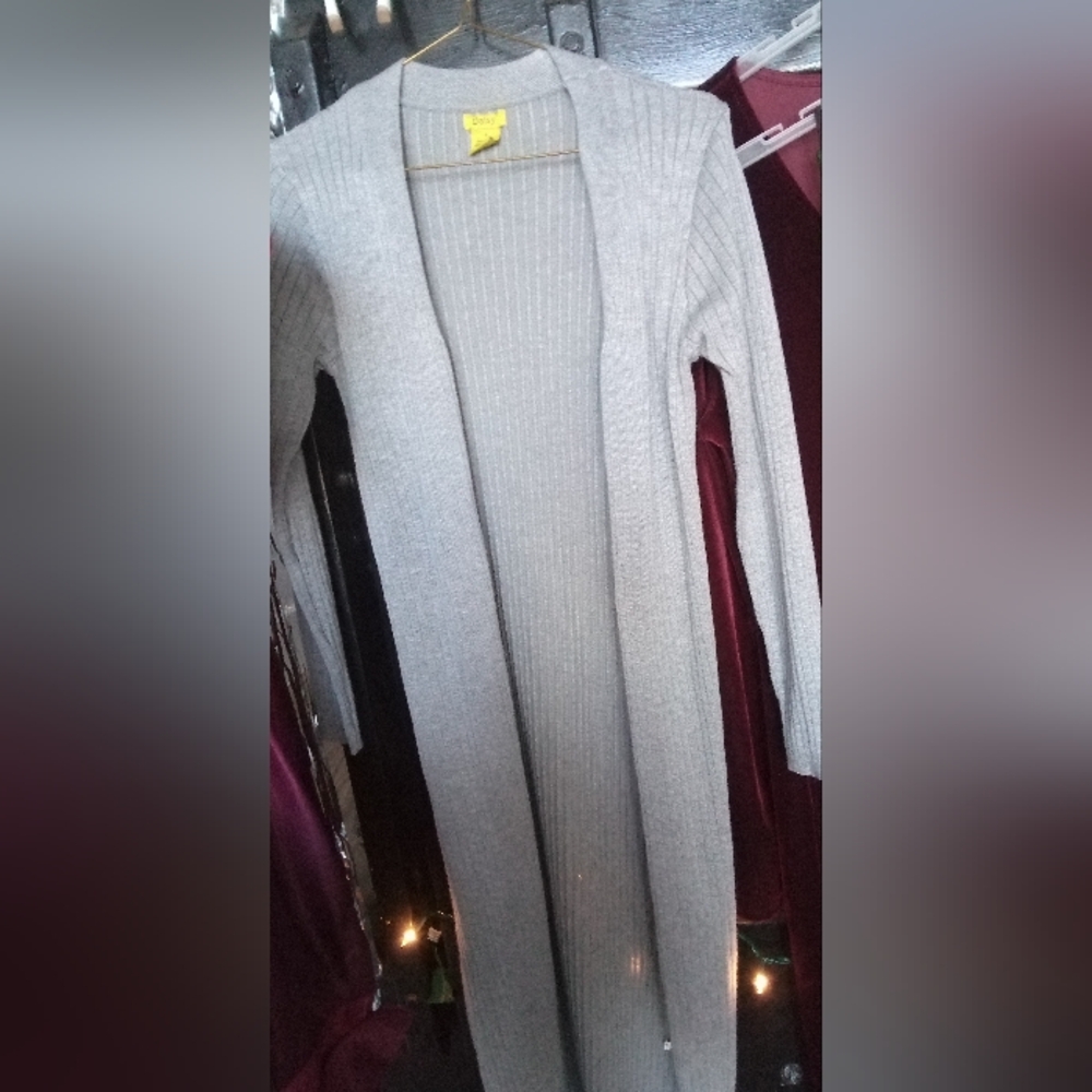 Daisy Light Gray Women's Cardigan